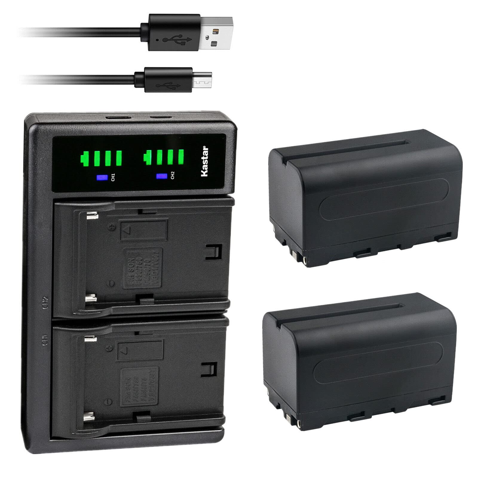 Amazon.com: Kastar 2-Pack NP-F750 / NP-F770 Battery and LTD2 USB